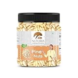 NUTORIA HEALTH FRUITS & NUTRITION Pine Nuts Without Shell | Chilgoza Giri | Chilgoja Seeds | Pine Seeds Jumbo Size 100g