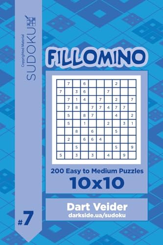 Sudoku Fillomino - 200 Easy to Medium Puzzles 10x10 (Volume 7)
