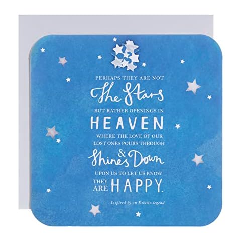 Hallmark Sympathy Card with Star Design Cover