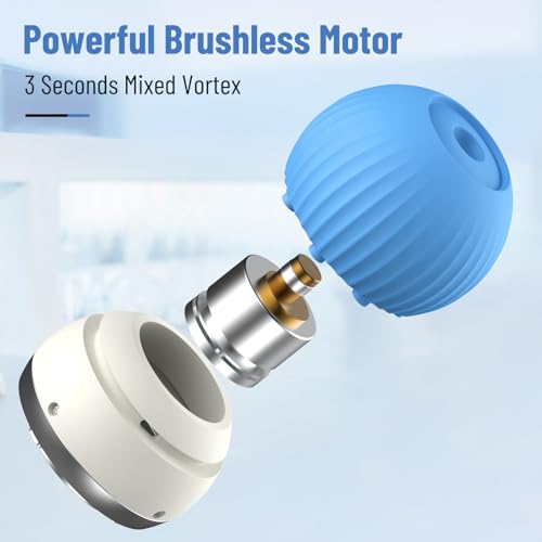 eLabPal Vortex Mixer, Mini Nail Polish Shaker & Paint Shaker, 5000RPM Brushless Motor - Lab Mixer for Lash Glue, Acrylics, Inks, Pro Acryl Paints (Mixing Balls Included) - Thumbnail 3