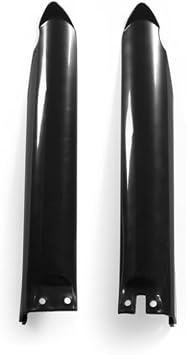 Acerbis Lower Fork Cover Set Black Compatible with Kawasaki KX125/KX250 1994-2003/KX500 1994-2004 - 2115030001