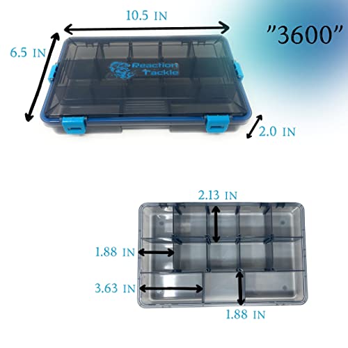 Reaction Tackle Ultimate Tackle Box Trays: Organize, Store, And Dominate With Our 4-Pack Kit! Perfect For Anglers On The Go - 3600 Tackle Trays #TOP1