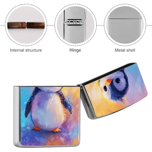 Estuche para encendedor clásico de cobre con diseño miniatura 5