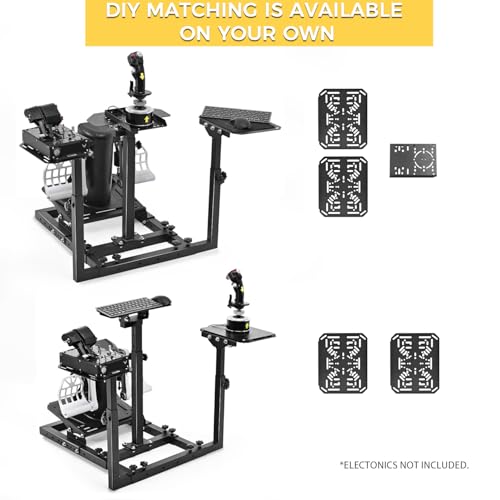 Image of Marada Universal Flight Racing Simulator Stand,Hold Mouse and Keyboard