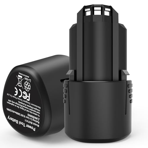 Fancy Buying 2 Packs 3000mAh Li-ion 10.8V-12V BAT411 Battery Compatible