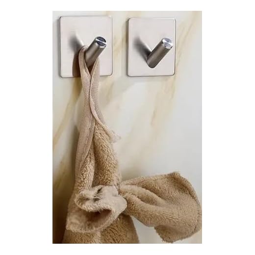 Kit 2 Ganchos Inox Reforçado Adesivo Parede Suporte