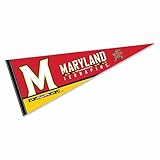 College Flags and Banners Co. University of Maryland Pennant Full Size Felt