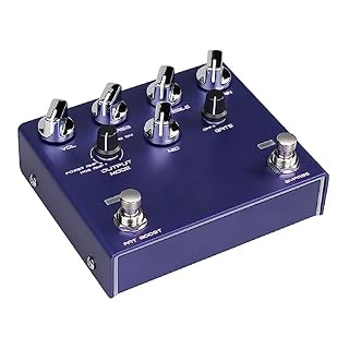 OUSIKA Pédale d’effet de Guitare à Distorsion Simulation d’ampli à Gain élevé Son métallique Moderne Noise Gate Accessoires de Guitare Pédale d’effet de Guitare Tuner - Les Beatles, Paul McCartney, John Lennon, RIngo Starr, George Harrison OUSIKA Pédale d'effet de Guitare à Distorsion Simulation d'ampli à Gain élevé Son métallique Moderne Noise Gate Accessoires de Guitare Pédale d'effet de Guitare Tuner – Image 2