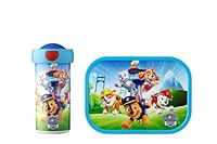 Mepal - Lunch-Set Campus - Lunch-Set für Kinder mit Verschlussbecher & Lunch Box - Lunch-Set für die Schule oder Unterwegs - Spülmaschinenfest & BPA-frei - 300 ml + 750 ml - Paw Patrol Pups