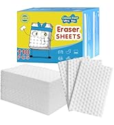 110 PCS Upgrade Convex Point Magic Sponge Eraser Sheets,Disposable Portable Magic Cleaning Eraser...