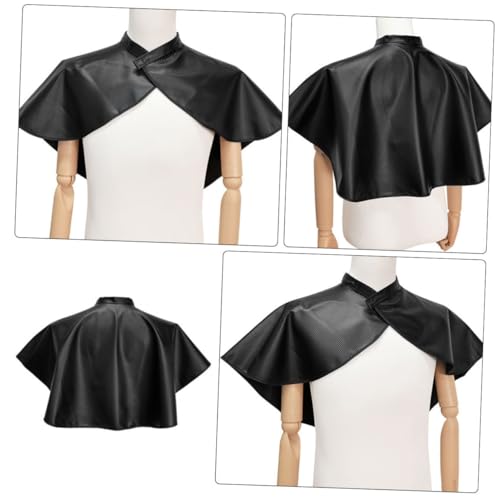 Capa impermeable para tinte de cabello 2 piezas negra para salón miniatura 4
