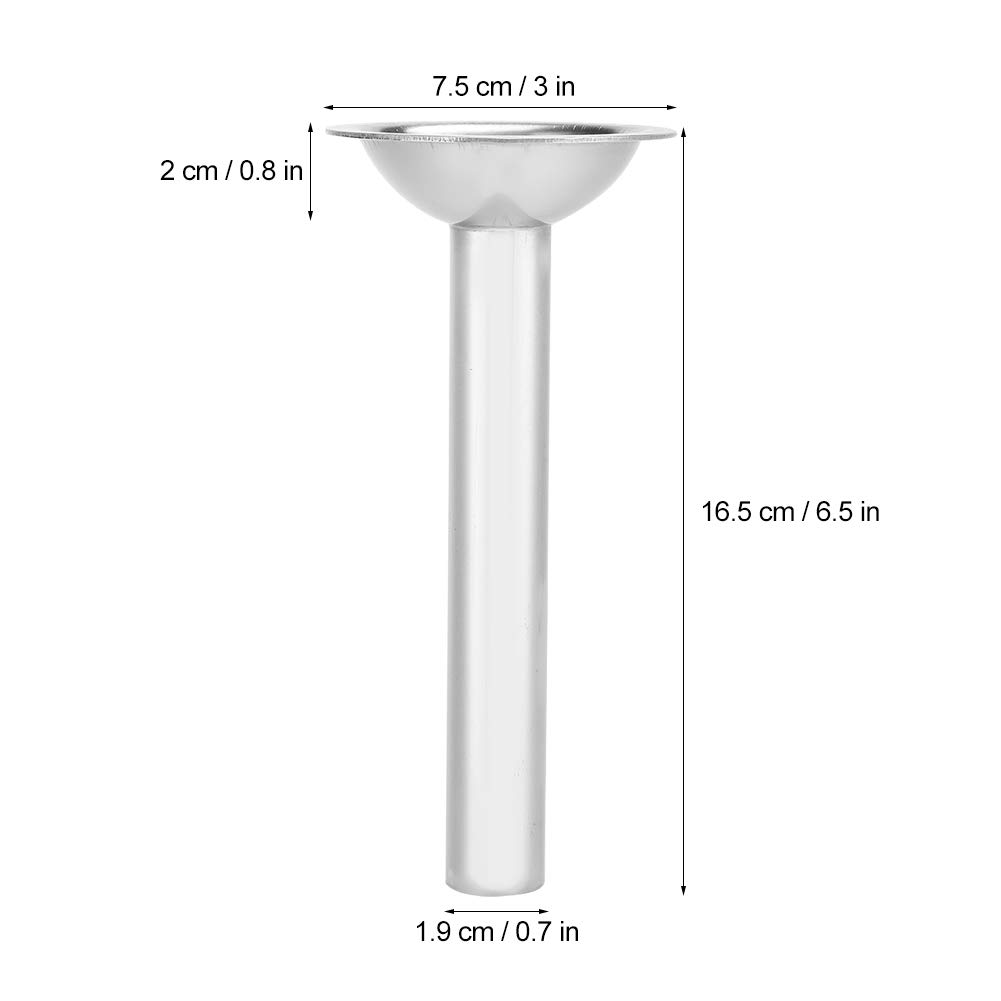 Sausage Stuffer Filling Tube, Stainless Steel Funnels Attachment for Manual Sausage Stuffer, Food Grinders, Feed Outlet Diameter 24mm