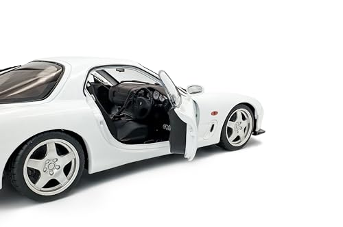 Solido Modelo a Escala 1:18 Mazda RX7 FD3RS Blanco Puro miniatura 5