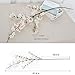 yueyue947 / Artificial Cherry Blossom Flowers, 4pcs Ramas de durazno Seda Arreglos...