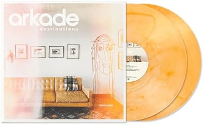 Arkade Destinations: Living Room (Vinil Mesclado / Laranja) por Kaskade, capa do álbum