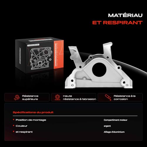 Couvercle frontal Frankberg 038103153D pour courroie de distribution