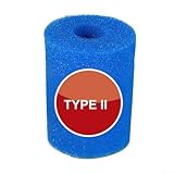 Babominimer Esponja de filtro reutilizable lavable tipo D, esponja de espuma de filtro de piscina, filtro de espuma para piscina, esponja de cartucho para tipo Intex I/II/VI/D (II)