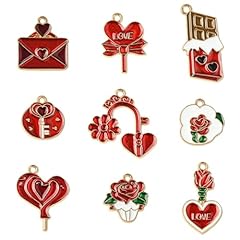 Red Charms_45 pcs
