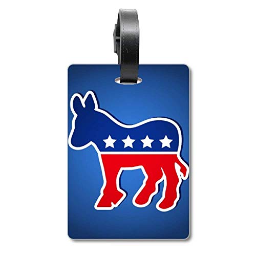 Étiquette de valise d'identification sac motif Donkey America