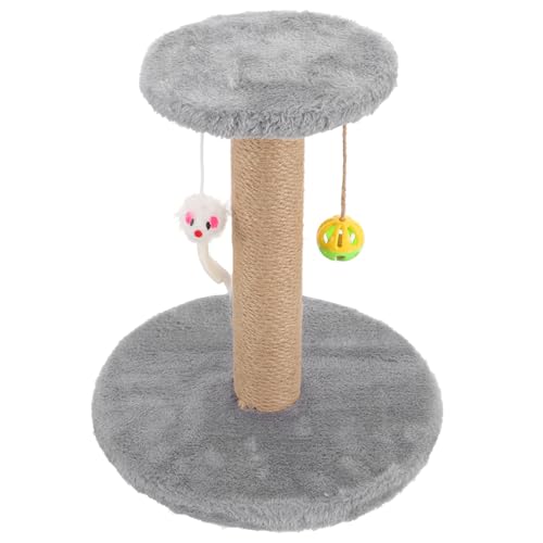 Rascador para gatos indoor de madera con cuerda de sisal miniatura 1