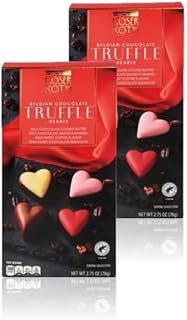 Moser Roth Belgian Chocolate Truffle Hearts, 2 Boxes