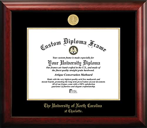 Campus Images NC993GED University of North Carolina, Charlotte Embossed Diploma Frame, 11