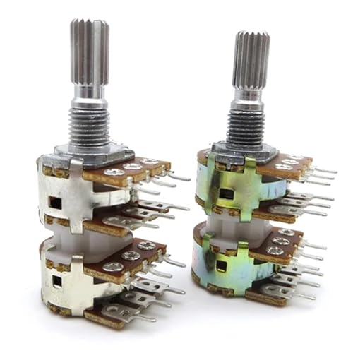 Potentiomètre RK163 100K Ohm à 4 canaux, axe rotatif haute précision 25mm