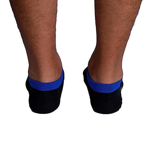 Acte, Par de Meias para Pilates F10-PA - Preto e Azul