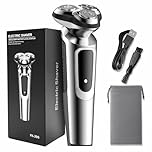 Electric Razor for Men, 2025 Upgraded Electric Shavers for Men, USB-C Rechargeable, Wet & Dry Shaver with Pop-up Trimmer and Travel Case