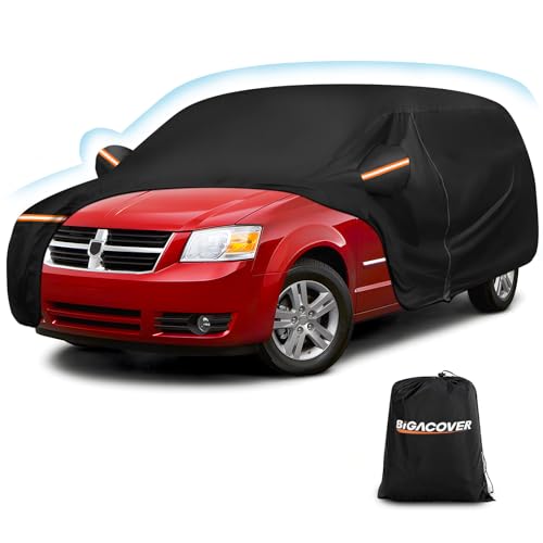 Capa de carro para Dodge Grand Caravan 1984-2020, Chrysler Grand Voyager, 1984-2000Plymouth Grand Voyager, capa impermeável de tecido Oxford 210D e capa de algodão para uso externo