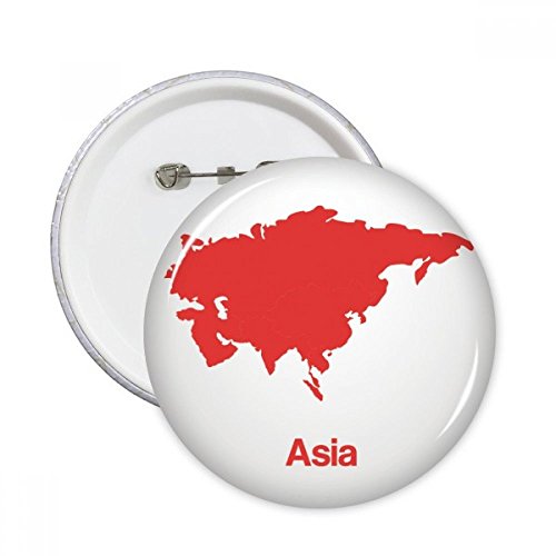 Badge bouton rouge Asie DIYthinker pour personnaliser une veste en jean ou un sac à dos en toile