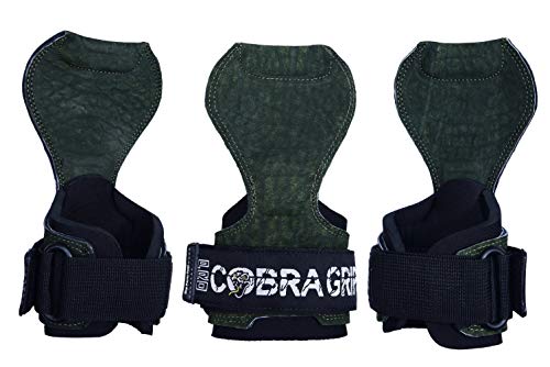Image of Cobra Grips Weight Lifting Gloves with Adjustable Neoprene Padded Wrist Wraps - Heavy Duty Alternative to Power Lifting Hooks for Deadlifts