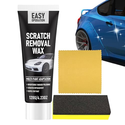 Quitarañazos de Coche - Con Esponja Restauradora de Brillo Incluida - Pulidora Eliminadora de Rayones Finos | para Uso Diario, Garaje, Camionetas, Monovolumen