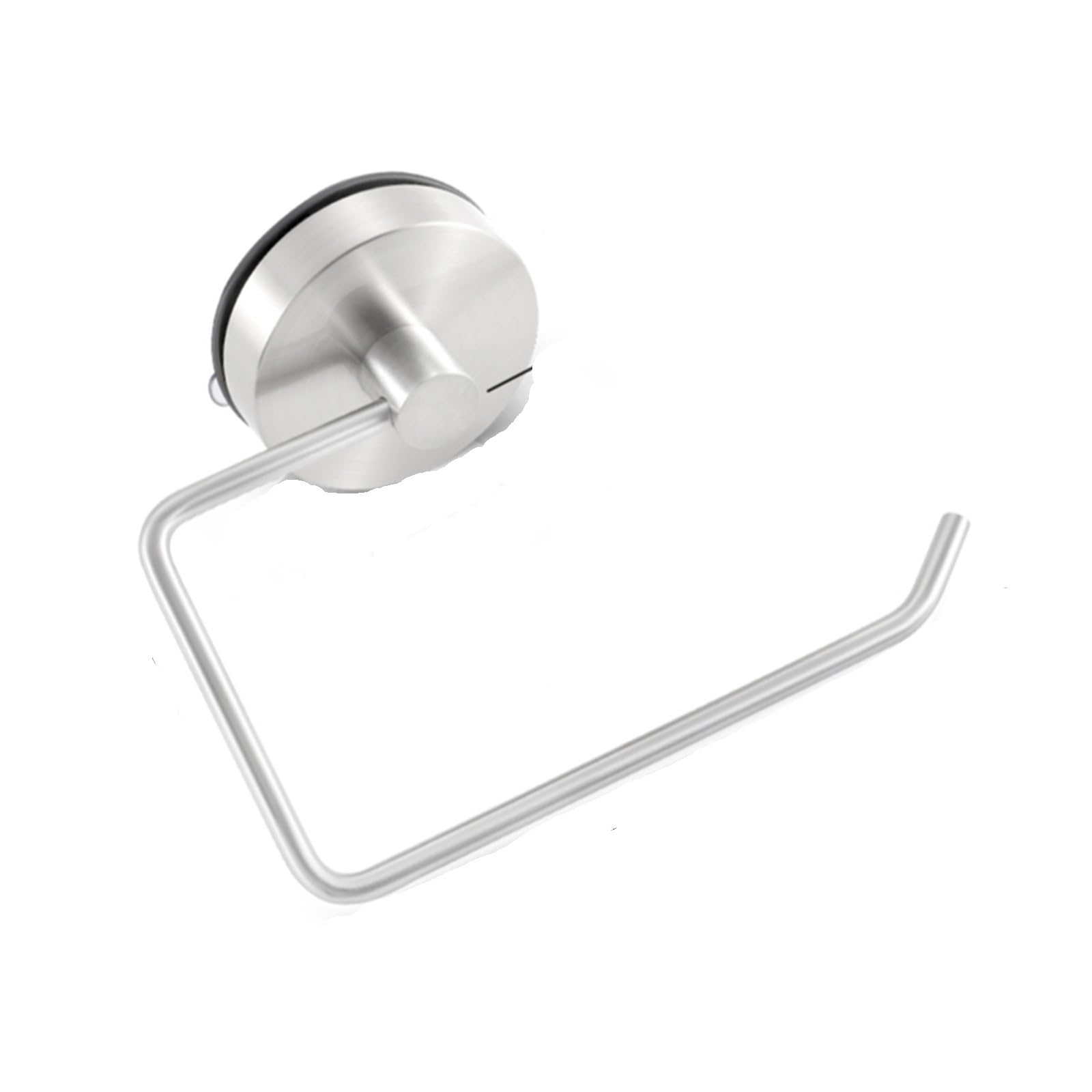 Toilet Roll Holder Wall Mounted Toilet Paper Holder Self-adhesive Reusable Roll Rack Wall-Mounted Shelf Towel Tissue Hanger Storage Organizer(Brushed Nickel)