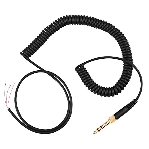 Richer-R Earphones Headphones Audio Spring Wire Coil Cable for Beyerdynamic 770/ 770Pro/ 990/ 990Pro