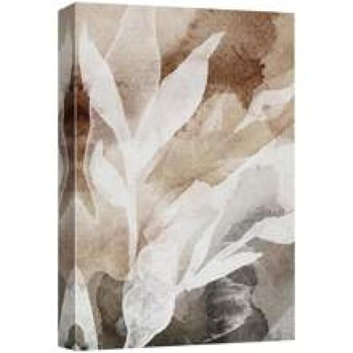Toile florale aquarelle contre les murs vides tableau 60x80cm chic