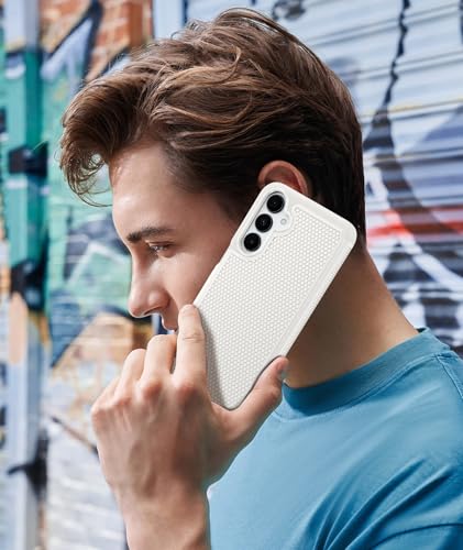 Image of FNTCASE for Galaxy A17 /A16 5G Phone Case - Samsung A17 Military Grade Drop Protection, 14ft Drop Tested, Screen Protector Included, Anti-Slip Textured, TPU+PC Dual Layer Shockproof Cover (Off-White)