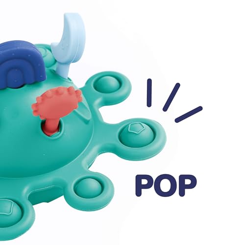 LUDI - Zippy Toy - Multisensorisches Silikon-Babyspielzeug - Weich & ergonomisch - Ab 10 Monaten - Verschiedene Texturen - Fördert Motorik… – Ansicht 4