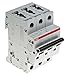 Price comparison product image ABB S203M-C25 Miniature Circuit Breaker, 3 Pole, Type C, 10kA/15kA Breaking Capacity, 25 Amp Current (2CDS273001R0254)