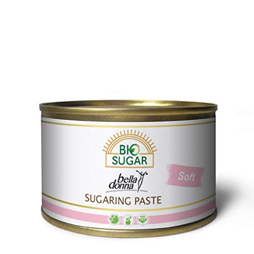 Bella Donna - Pâte pour Épilation à la Cire au Sucre « Soft », 550 g (100 % Naturel) - Douceur Soyeuse sur tous Types de Peau