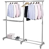 ✅ VIELSEITIG: hübsch, praktisch, funktional, diese Garderobe mit stabilen Ablagen bietet zusätzlicher Platz unten, um Schuhe und Taschen zu platzieren