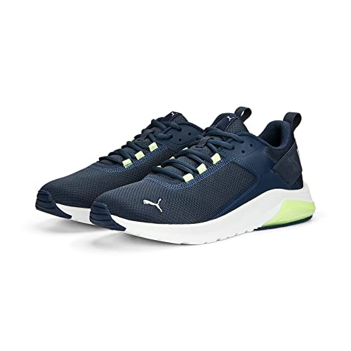 Image of PUMA Men's Low-Top Sneaker, Dark Night Cool Light Gray Fast Yellow, 4