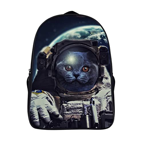 Sac d'école 3D cool astronaute grand volume pour écoliers