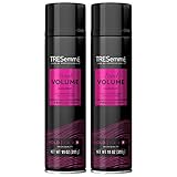 TRESemmé Total Volume Hair Spray, Lightweight with Collagen & Vitamin B5, Hold without Stiffness, Frizz Control, 2 pk – 11 Fl Oz Ea