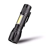 [Multifunción] Nuestras linternas LED se utilizan para acampar, caminar, pescar, correr, perros, cortes de energía, emergencias, búsquedas específicas y uso general en el hogar.
