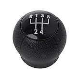 Artikel Länge: 4,5 cm KTSM-Stop-T Stilvolles Aussehen Neue 1 PC-5 Geschwindigkeit Auto Auto-Handbuch Schaltknauf for Opel Astra F G Sintra Tigra Corsa Zafira Vectra B Schaltknauf (Color : Black)