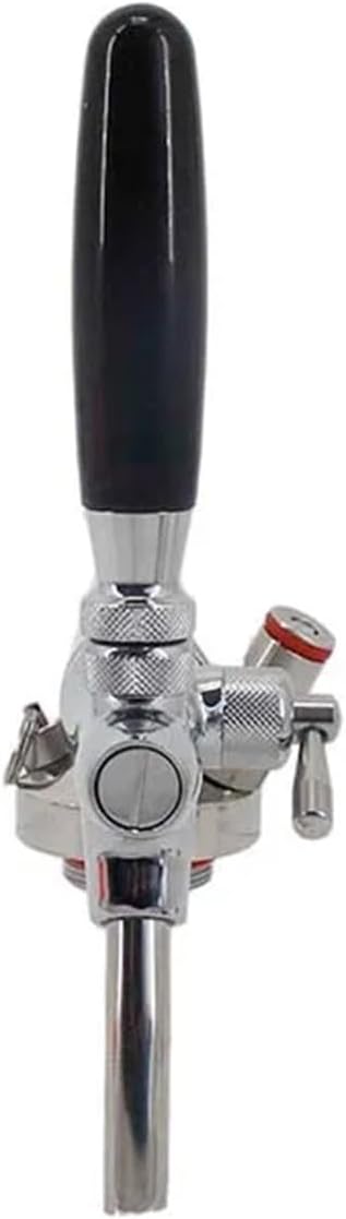 Brewing Equipment Ball Lock Stainless Mini Keg Beer Spear with EU Flow Control Beer Faucet Include 30cm Silicone Hose Brewing Equipment(with Faucet)
