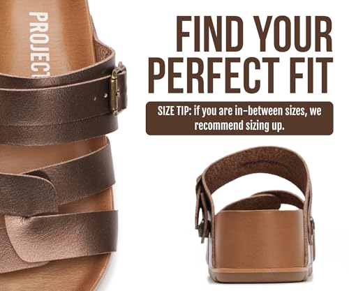 Image of Project Cloud Platform Sandals Women - Strappy Wedges with Comfortable Plush & Soft Insole - Lightweight & Non Slip Platform Sandals for Women 2026