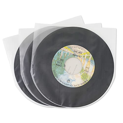 Hudson Hi-Fi Anti-Static Vinyl Record Inner Sleeves - Protective Vinyl Record Inner Sleeve 100