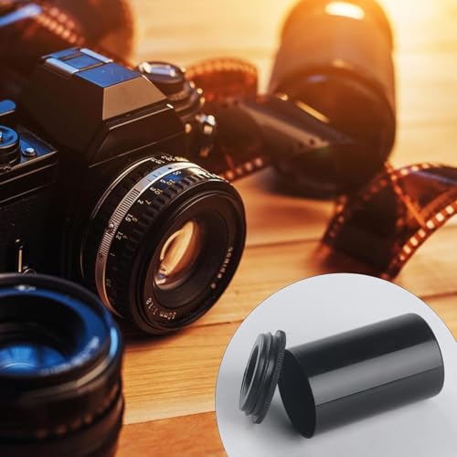 12 Stück Filmdosen Mit Deckel, Schwarze Dose Mit Deckel, Filmrolle Dose, Geocaching Behälter, Für Aufbewahrung, Kleinteile Film Kanister(Schwarze)